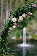 Floral photo arch