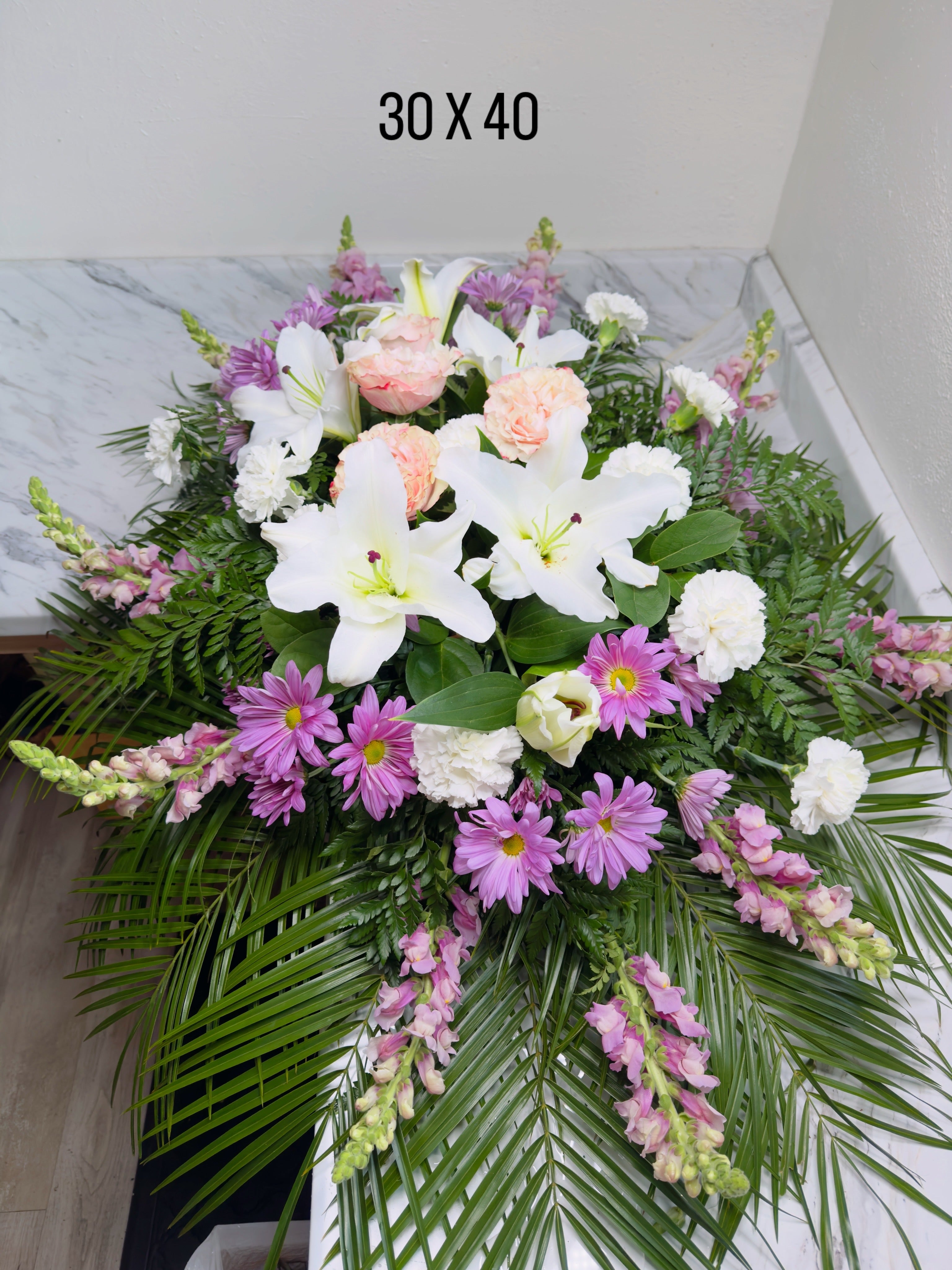 Heartfelt bouquet ( funeral flowers)