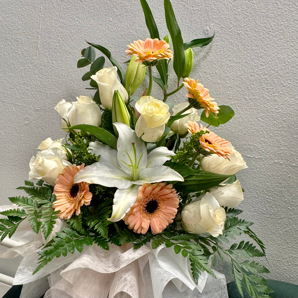 Pink Brush and pour love