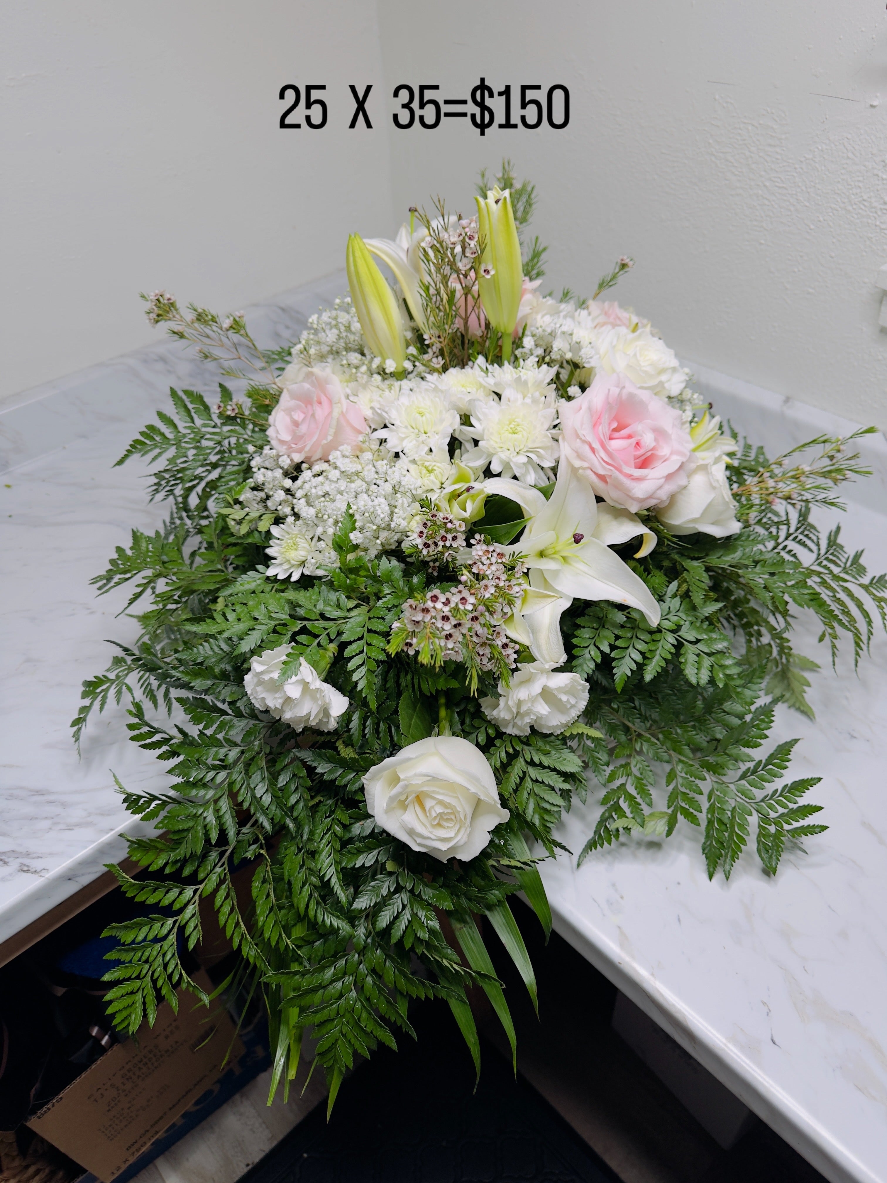 Heartfelt bouquet ( funeral flowers)