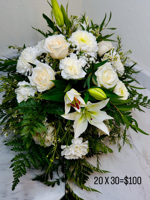 Heartfelt bouquet ( funeral flowers)